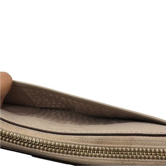 KATE SPADE New York Black and Taupe Zip Around Wallet - Picture 9 of 11